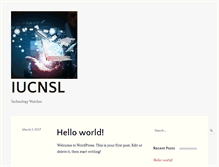 Tablet Screenshot of iucnsl.org